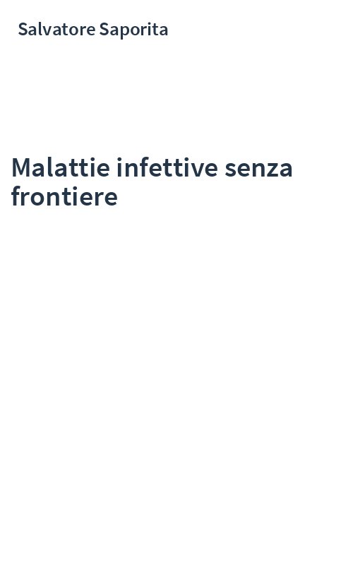 Malattie infettive senza frontiere