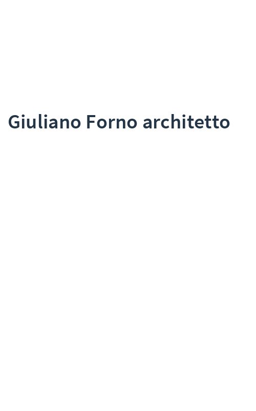 Giuliano Forno architetto
