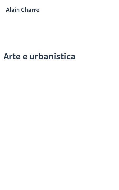 Arte e urbanistica