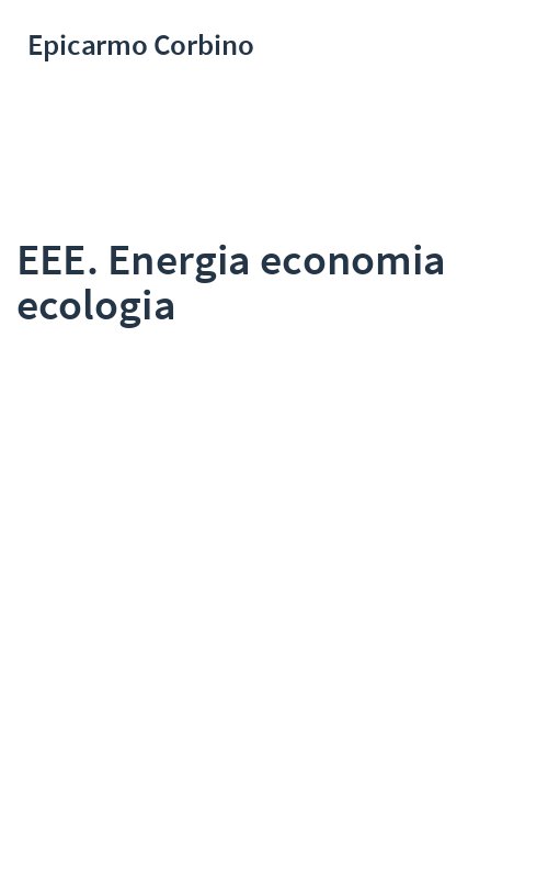 EEE. Energia economia ecologia