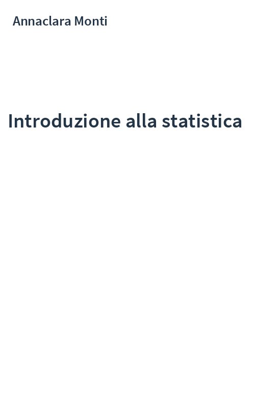 Introduzione alla statistica