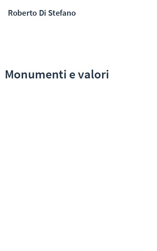 Monumenti e valori
