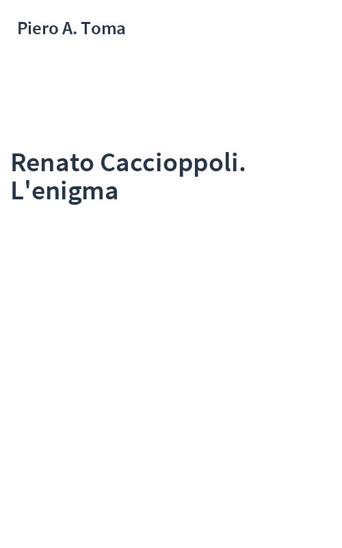 Renato Caccioppoli. L'enigma