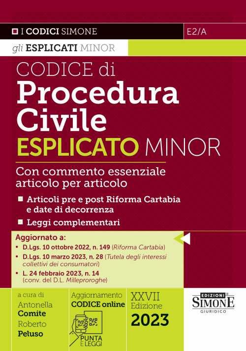 Codice di procedura civile esplicato. Ediz. minor