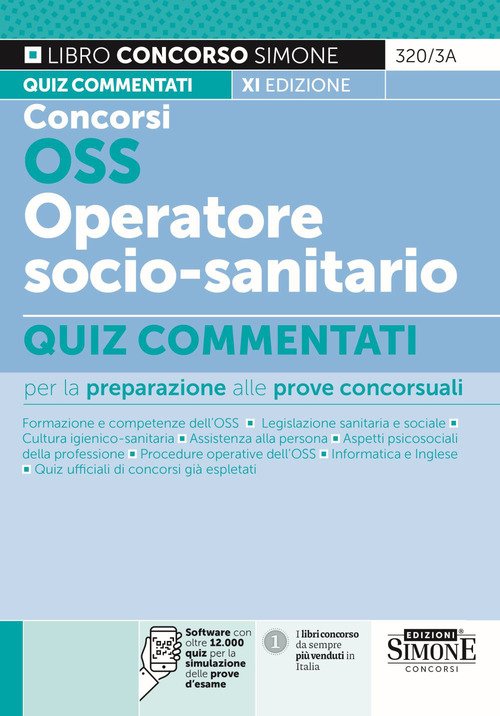 Concorsi OSS e OSSS operatore socio-sanitario. Quiz commentati