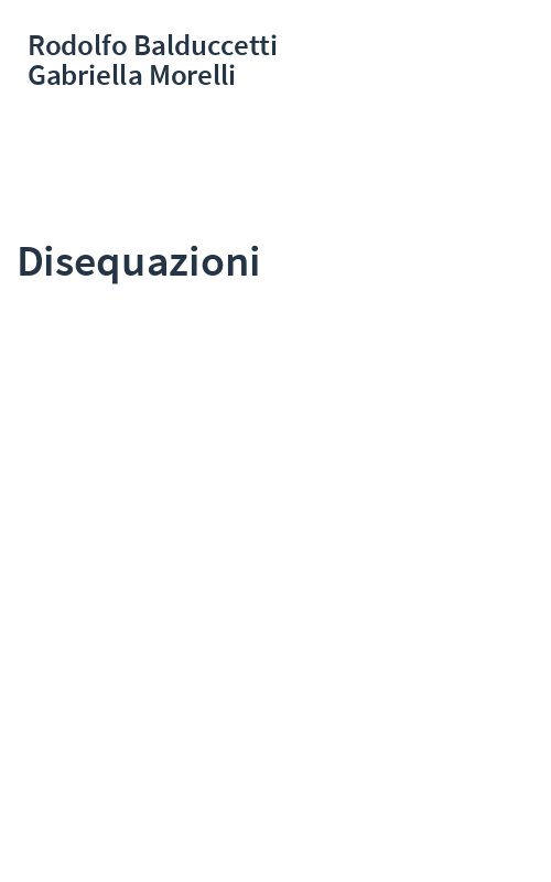 Disequazioni
