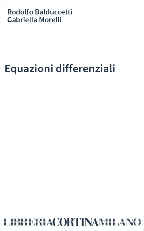 Equazioni differenziali