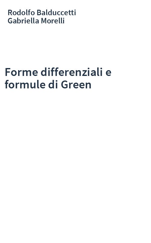 Forme differenziali e formule di Green
