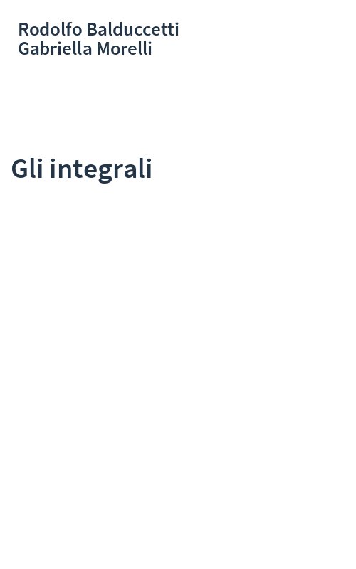 Gli integrali