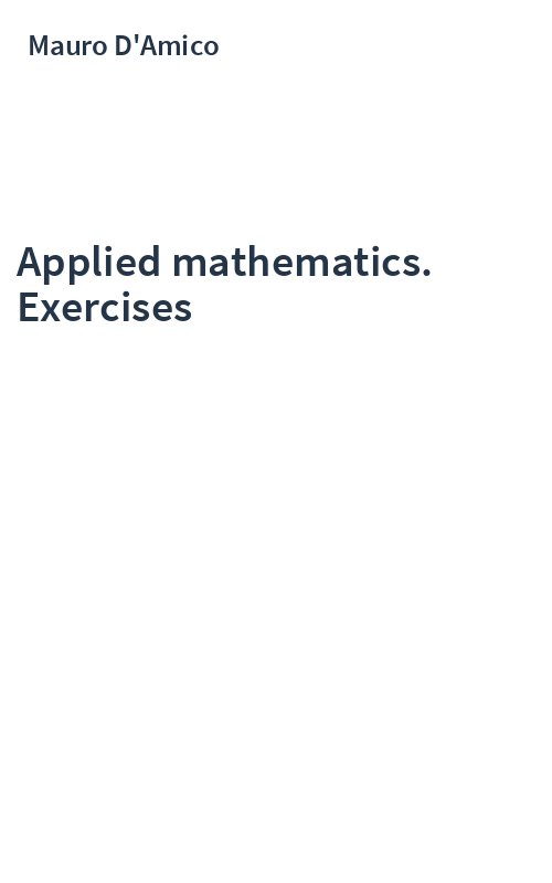 Applied mathematics. Exercises