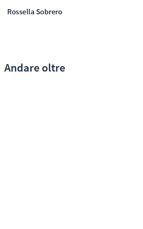 Andare oltre
