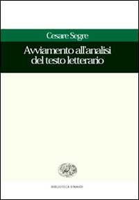 Avviamento all'analisi del testo letterario