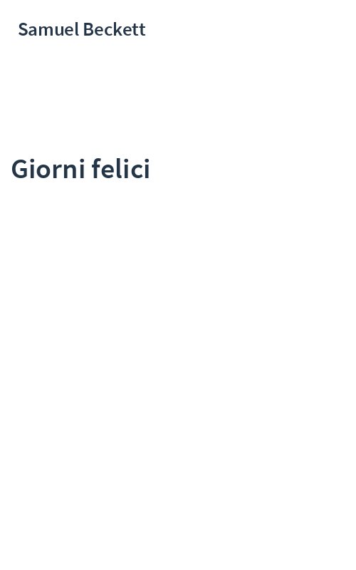 Giorni felici