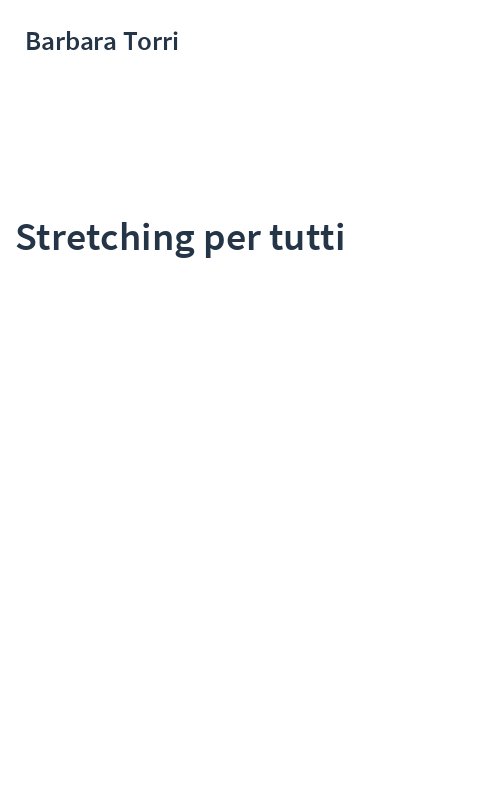 Stretching per tutti
