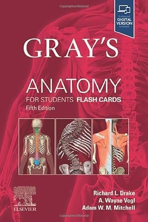 Gray's Anatomy for Students Flash Cards
