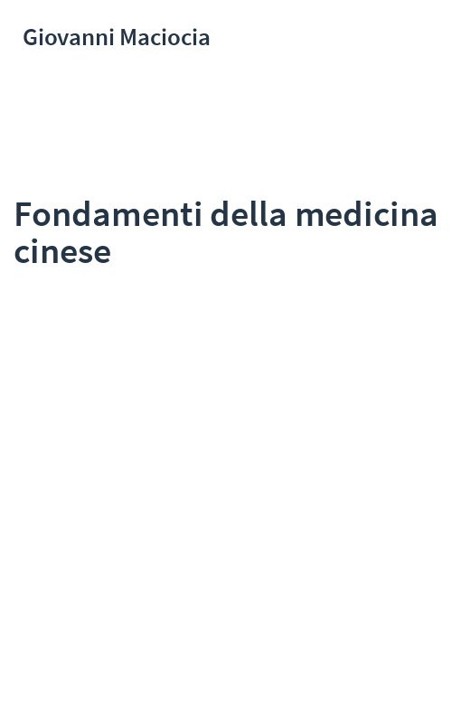 Fondamenti della medicina cinese