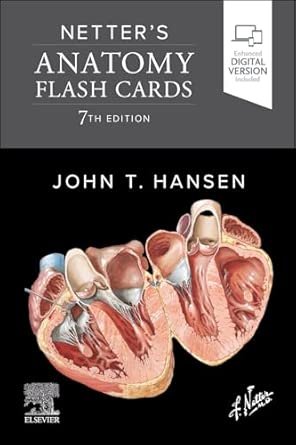 Netter's Anatomy Flash Cards