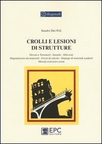 Crolli e lesioni di strutture. Dovuti a terremoti, incendi, alluvioni, degradazione dei materiali, metodi, errori di calcolo, impiego di materiali scadenti...