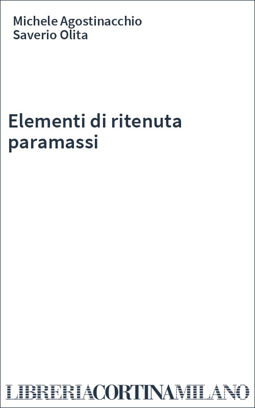 Elementi di ritenuta paramassi