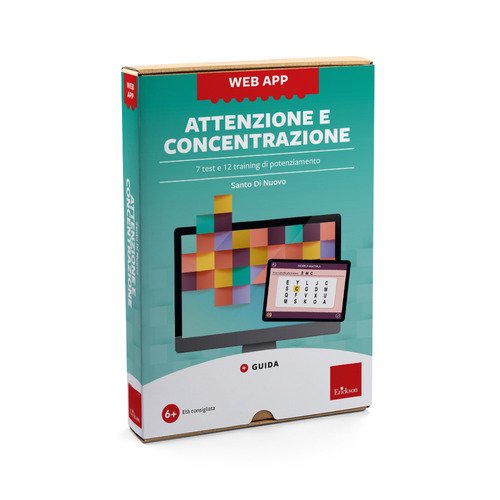 Attenzione e concentrazione. 7 test e 12 training di potenziamento. Web app