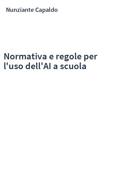 Normativa e regole per l'uso dell'AI a scuola