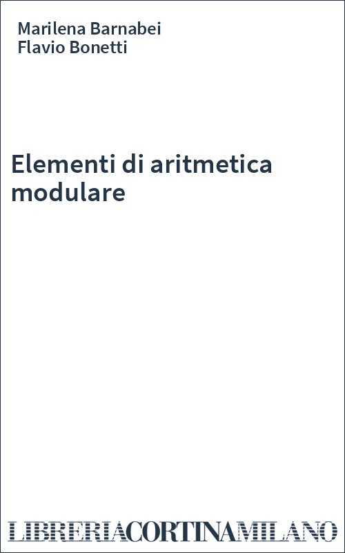 Elementi di aritmetica modulare