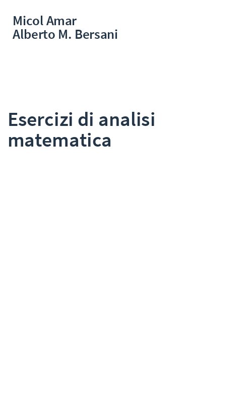 Esercizi di analisi matematica