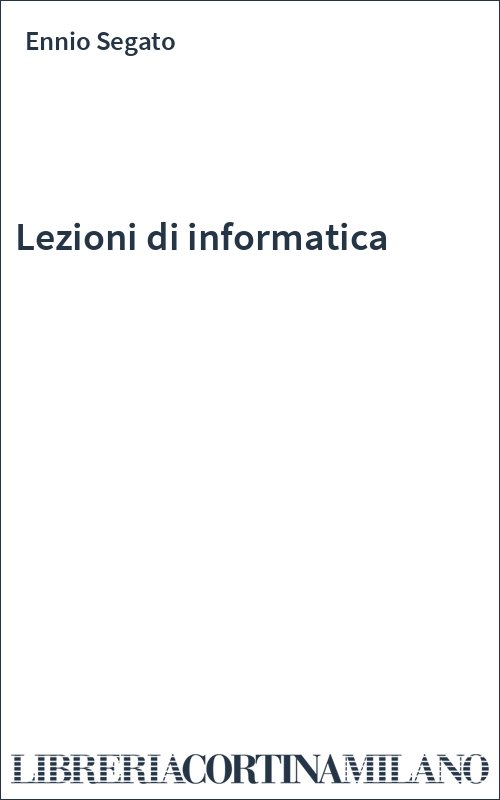 Lezioni di informatica