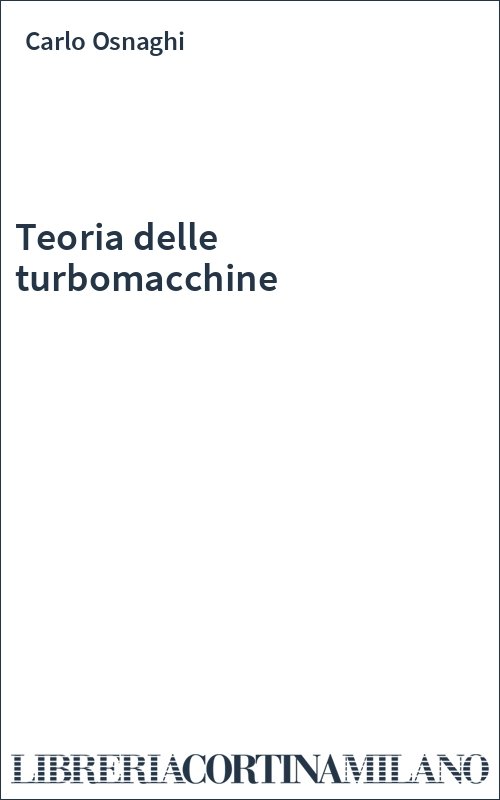 Teoria delle turbomacchine