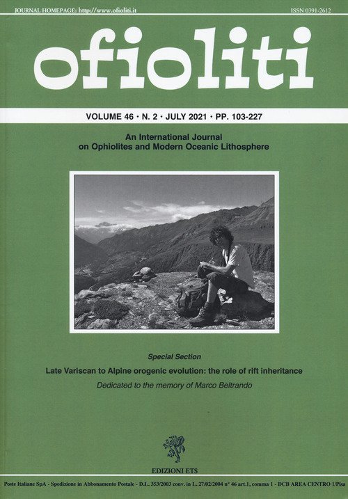 Ofioliti. An international journal on ophiolites and modern oceanic lithosphere