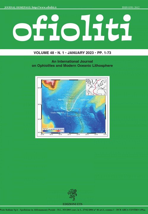 Ofioliti. An international journal on ophiolites and modern oceanic lithosphere