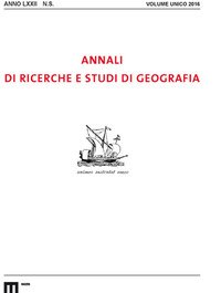 Annali di ricerche e studi di geografia. Nuova serie