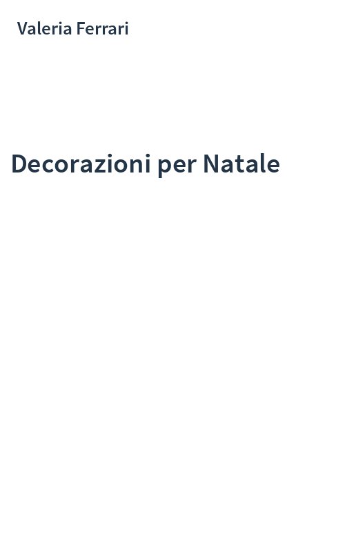 Decorazioni per Natale