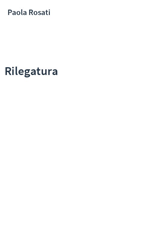 Rilegatura
