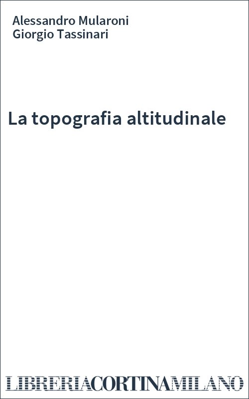 La topografia altitudinale