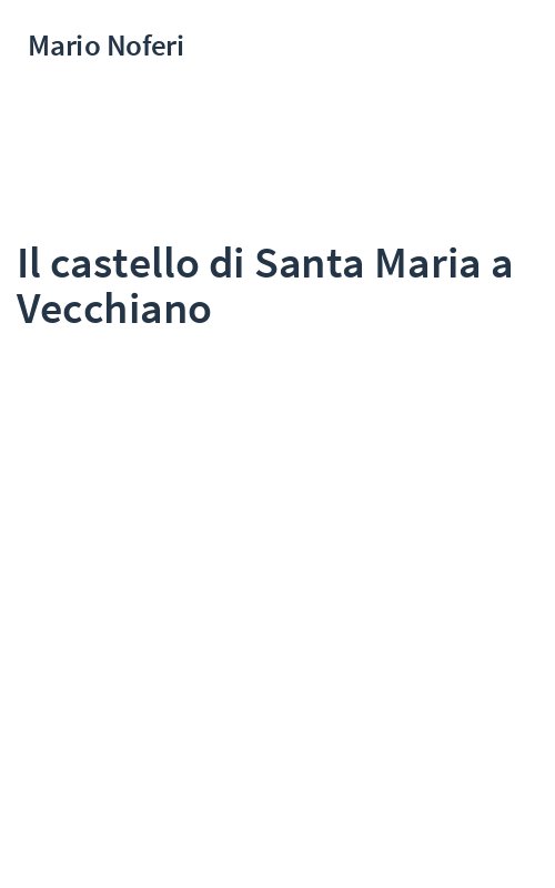 Il castello di Santa Maria a Vecchiano