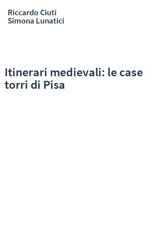 Itinerari medievali: le case torri di Pisa