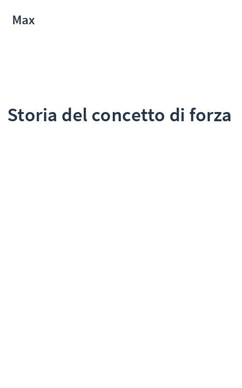 Storia del concetto di forza