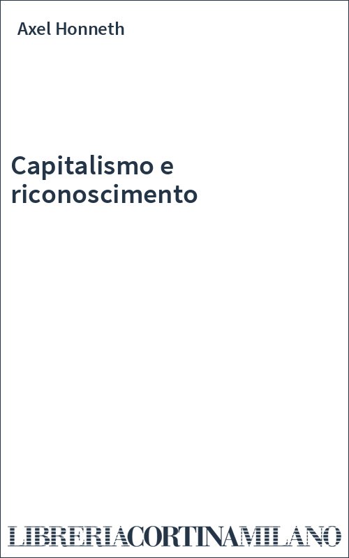 Capitalismo e riconoscimento