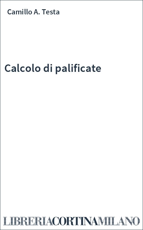 Calcolo di palificate