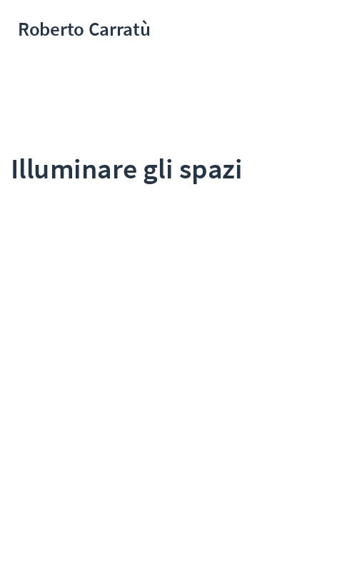 Illuminare gli spazi