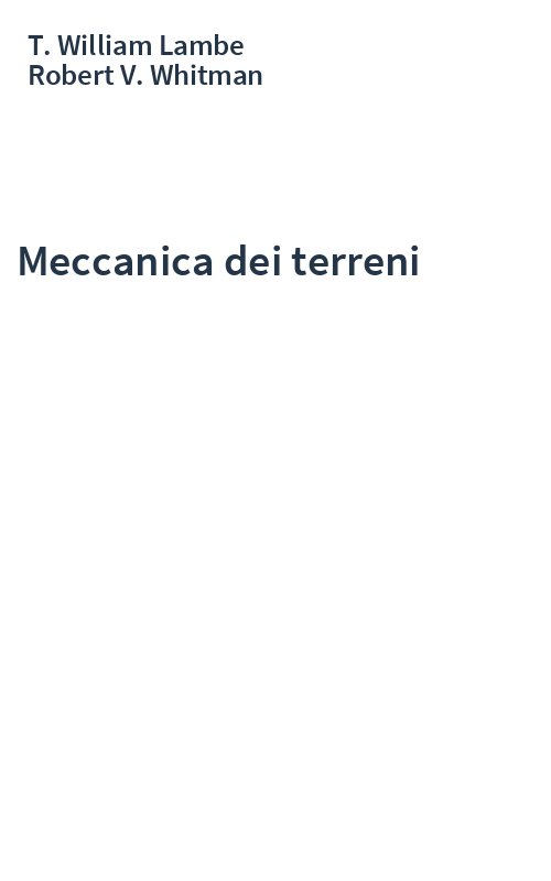 Meccanica dei terreni