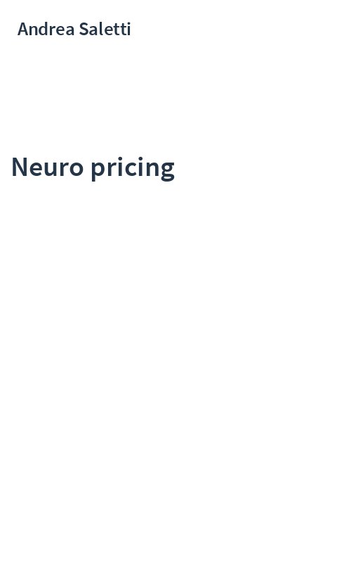 Neuro pricing