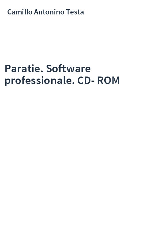 Paratie. Software professionale. CD-ROM