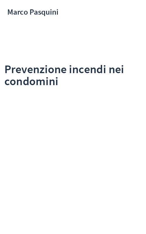 Prevenzione incendi nei condomini