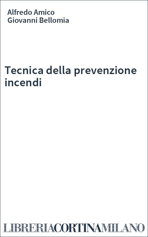 Tecnica della prevenzione incendi