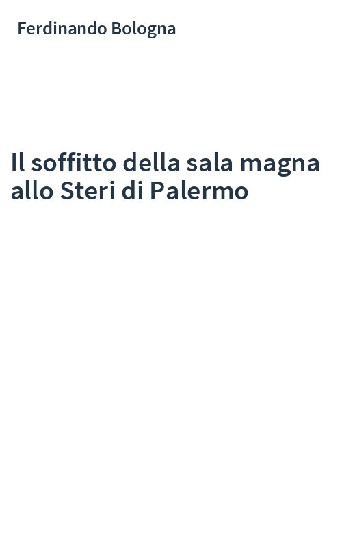Il soffitto della sala magna allo Steri di Palermo
