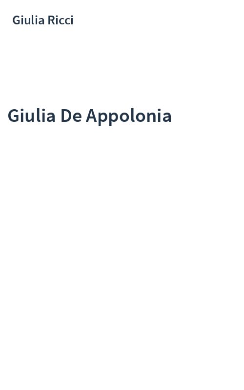 Giulia De Appolonia