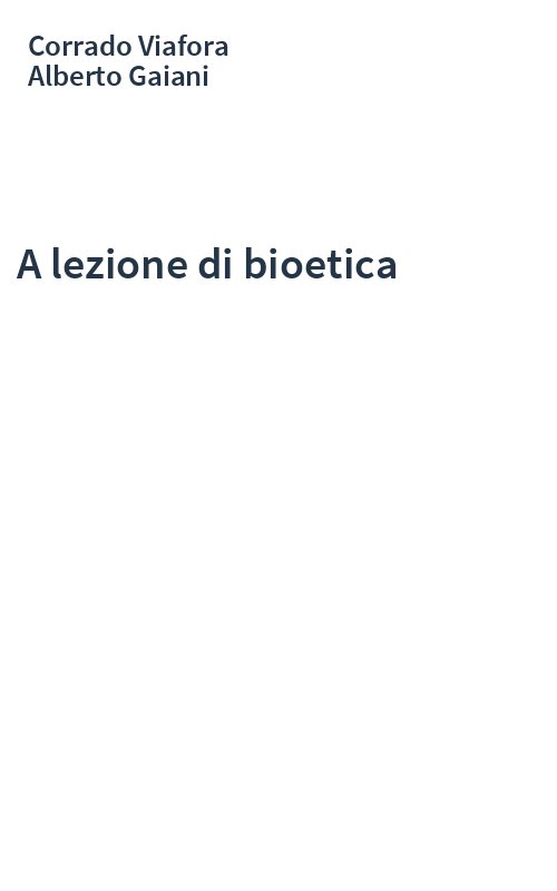 A lezione di bioetica