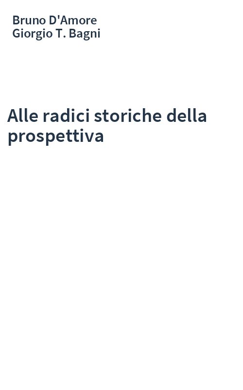 Alle radici storiche della prospettiva